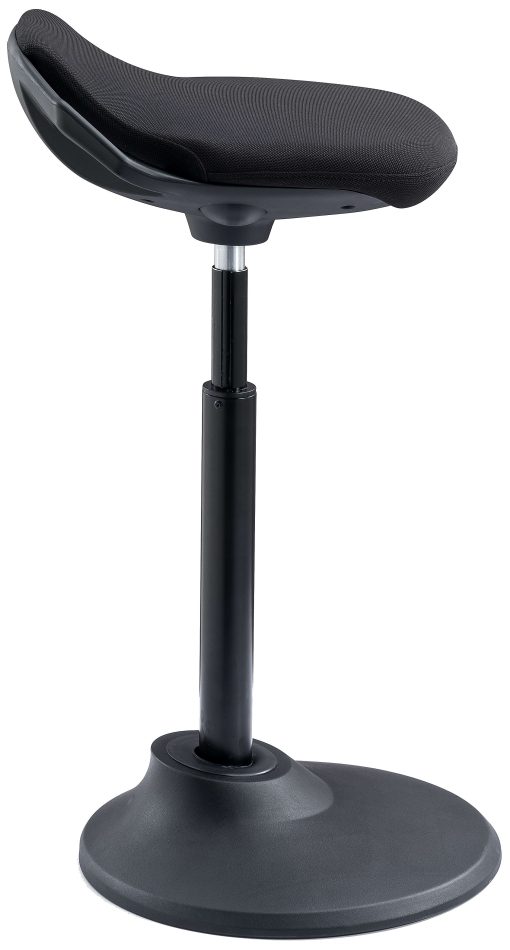 Kore Design™ Office Adjustable Pivot Stool, Black, KDOP5652BA