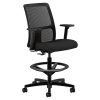 LYS NuSparc Padded Seat Poly Task Chair, Black 3