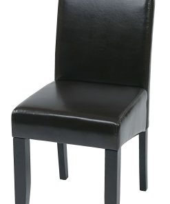 Inspired by Bassett® Emilia Bonded Leather Desk Chair, Espresso 2