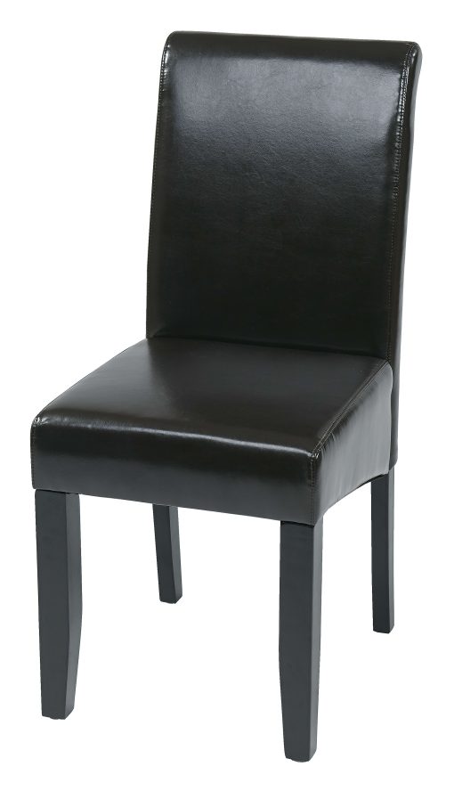 Inspired by Bassett® Emilia Bonded Leather Desk Chair, Espresso - Image 2