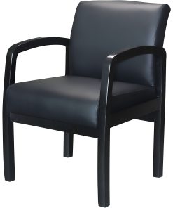 Boss Office Products Guest Chair with Antimicrobial Protection Black 2