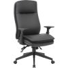 Lorell® Ergonomic Mesh High-Back Chair With Headrest, Black 3
