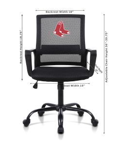 Imperial MLB Mesh Mid-Back Task Chair, Boston Red Sox 2