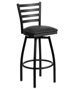 Flash Furniture Swivel Bar Stool, Black 2