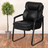 Regency Knight Mesh Stacking Chairs, Black, Pack Of 4 Chairs 3
