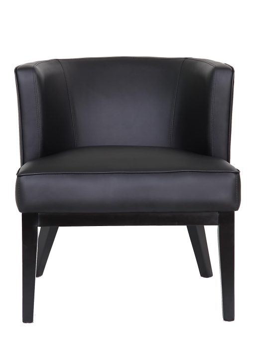 Boss Office Products Ava Accent Chair, Black - Image 2