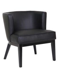 Boss Office Products Ava Accent Chair, Black