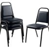 LumiSource Daniella Dining Chairs, Black, Set Of 2 Chairs 3