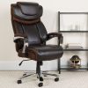 Linon Roxy Script Accent Chair, Dark Walnut 4
