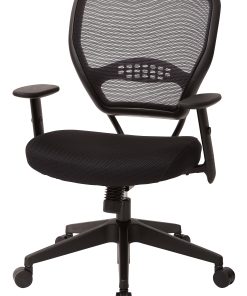 Office Star™ Professional Air Grid® Mid-Back Mesh Chair, Black 2