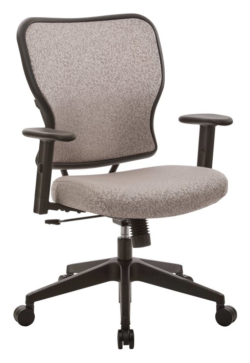 Office Star™ Space Seating 213 Series Deluxe Fabric 2-To-1 Mechanical Height-Adjustable Mid-Back Chair, Latte - Image 2