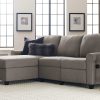 Serta® Copenhagen Reclining Sectional With Storage Chaise, Left, Gray/Espresso
