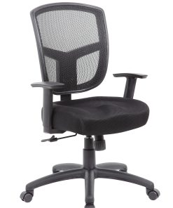 Boss Office Products Contract Mesh High-Back Task Chair, Black