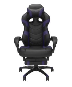 RESPAWN 110 Pro Gaming Chair, With Footrest & Headrest Pillow, Purple, RSP110V2PUR 2