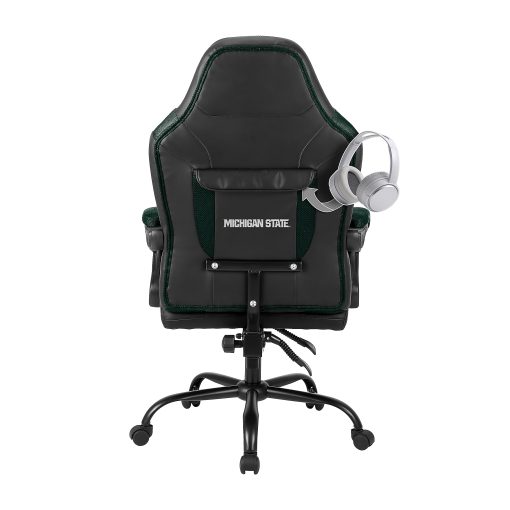 Imperial NCAA Adjustable Oversized Vinyl High-Back Office Task Chair, Michigan State University - Image 2