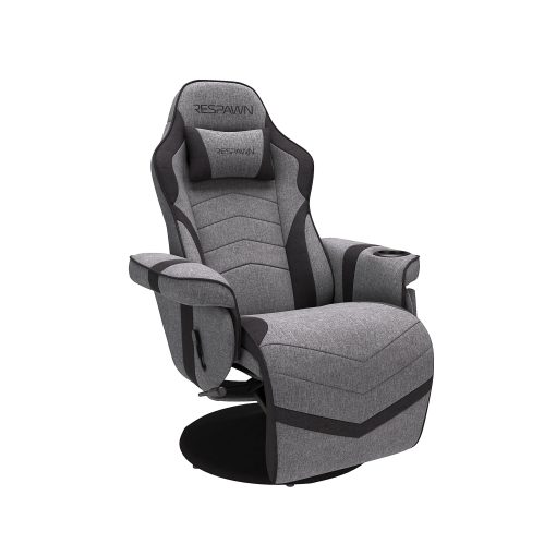 RESPAWN 900 Gaming Recliner, Gray Fabric, RSP900FGRY