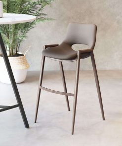 Zuo Desi Barstools, Brown/Walnut, Set Of 2 Barstools 2