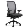 Offices To Go™ Luxehide Bonded Leather High-Back Chair, Black, OTG2788B 3