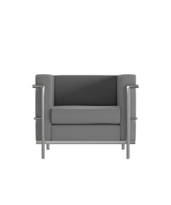Flash Furniture HERCULES Regal Series Reception Chair, Gray