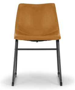 Glamour Home Adan Dining Chairs, Brown, Set Of 2 Chairs 2