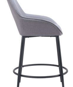 Zuo Villa Counter-Height Stools, Gray, Set Of 2 Stools 2