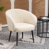 Lorell® Fabric-Upholstered Guest Chair, Black 4