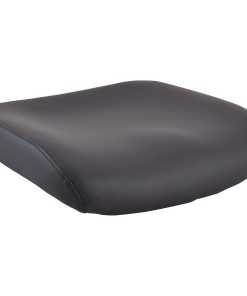 Lorell Antimicrobial Vinyl Seat Cushion for Conjure Executive Mid/High-back Chair Frame - Black - Vinyl - 1 Each