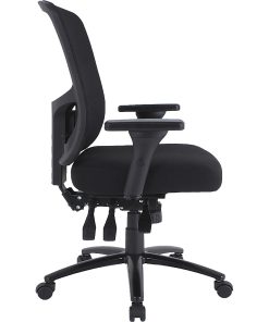 Lorell® Big & Tall High-Back Mesh Chair, Black 2
