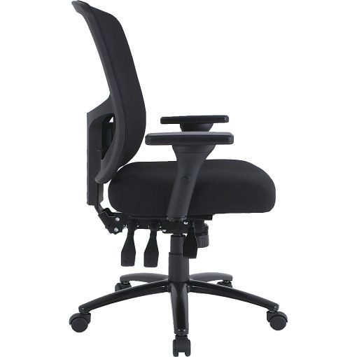 Lorell® Big & Tall High-Back Mesh Chair, Black - Image 2