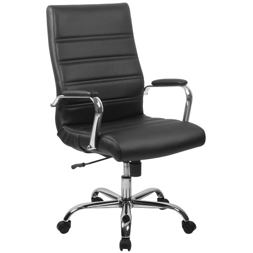 Flash Furniture LeatherSoft™ Faux Leather High-Back Office Chair, Black - Image 2