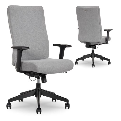 Serta® Commercial Eco-2000 High-Back Ergonomic Fabric Chair, Gray - Image 2