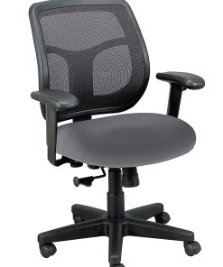 WorkPro® Apollo MT9400 Ergonomic Low-Back Task Chair With Antimicrobial Vinyl, Gray/Black