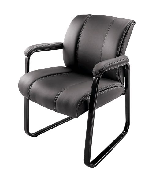 Realspace® Bellanca Guest Chair, Black, BIFMA Compliant - Image 2
