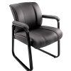 Realspace® Bellanca Guest Chair, Black, BIFMA Compliant