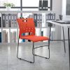 Flash Furniture HERCULES Series Resin Folding Chairs, White, Set Of 4 Chairs 3