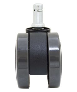 WorkPro® 2-Tone Nylon Chair Casters For 4000/6000/9000/12000 Models, 2-7/16″, Black/Gray, Pack Of 5 2