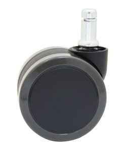 WorkPro® 2-Tone Nylon Chair Casters For 4000/6000/9000/12000 Models, 2-7/16", Black/Gray, Pack Of 5