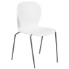 Flash Furniture Restaurant Stack Chairs, Black, Set Of 4 Chairs 4