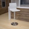 LumiSource Vasari Bar Stool, Walnut/Black/Chrome 3