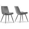 MooreCo Hierarchy Armless Rocker Chair, 16″ Seat Height, Navy 4