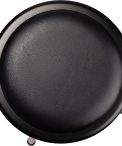 National Public Seating 6400 Series: Vinyl Task Stool 18″H, Black Seat/Black Frame 2