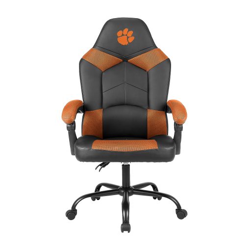 Imperial NCAA Adjustable Oversized Vinyl High-Back Office Task Chair, Clemson University - Image 2