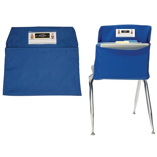 Seat Sack Chair Pocket, Standard, 14", Blue, Pack Of 2 - Image 2