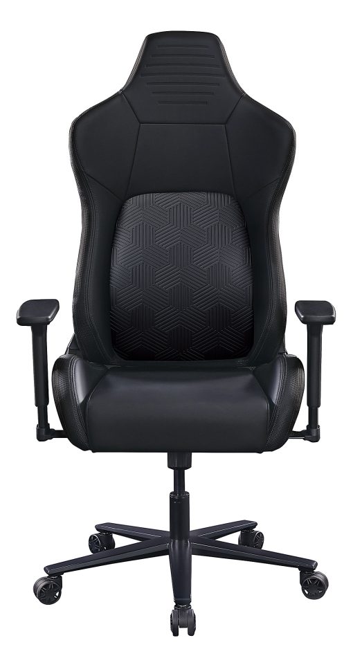 RS Gaming™ Vertex Ergonomic Faux Leather High-Back Gaming Office Chair, Black, BIFMA Compliant - Image 2