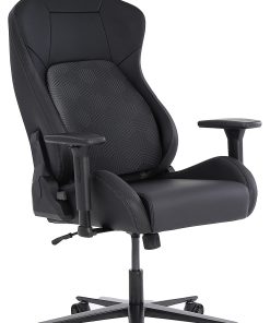 RS Gaming™ Vertex Ergonomic Faux Leather High-Back Gaming Office Chair, Black, BIFMA Compliant