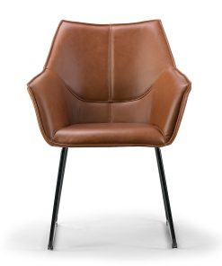 Glamour Home Amna Dining Chairs, Cappuccino, Set Of 2 Chairs 2