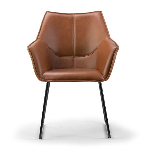 Glamour Home Amna Dining Chairs, Cappuccino, Set Of 2 Chairs - Image 2