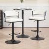 Flash Furniture LeatherSoft™ Faux Leather Mid-Back Swivel Task Chair With 24 1/2″ Back Cushion, Black 4