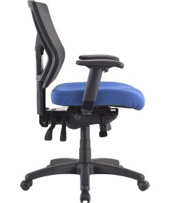 Lorell Padded Fabric Seat Cushion for Conjure Executive Mid/High-back Chair Frame – Navy – Fabric – 1 Each 2