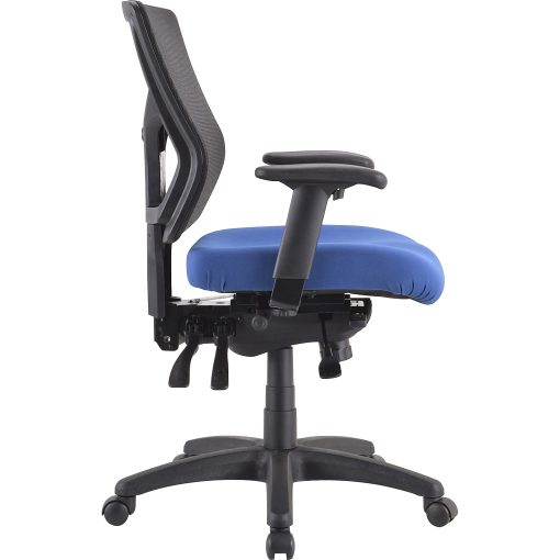 Lorell Padded Fabric Seat Cushion for Conjure Executive Mid/High-back Chair Frame - Navy - Fabric - 1 Each - Image 2